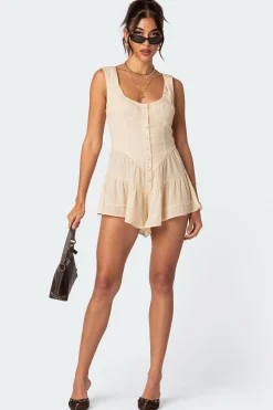 Veronica Textured Romper