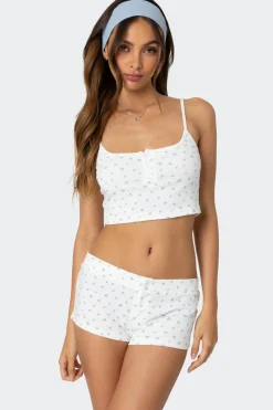 Very Berry Cropped Tank Top