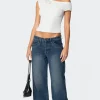 Vesper Cuffed Low Rise Jeans