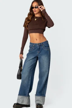 Vick Layered Cropped T-Shirt