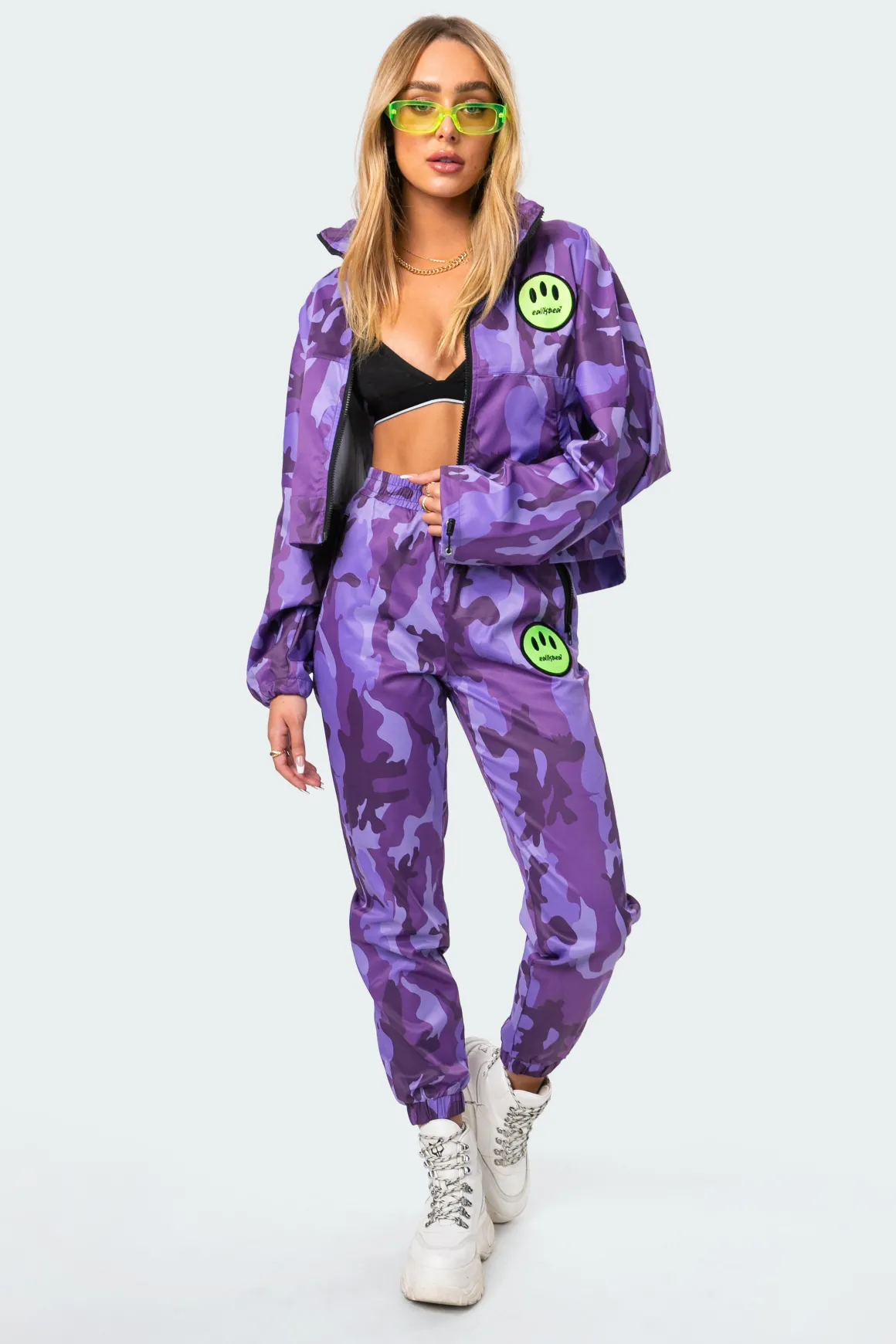 Vicky Camo Nylon Jacket