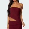 Vivi Mesh Asymmetric Tube Top