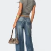Vyxen Vintage Washed Low Rise Jeans