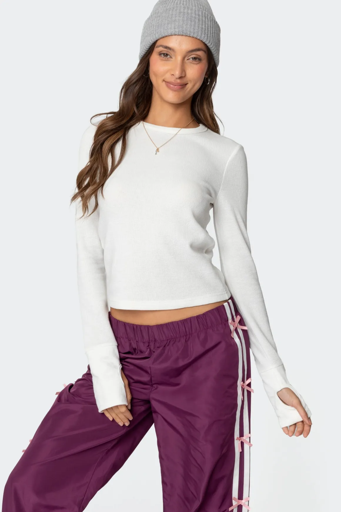 Waffle Long Sleeve T Shirt