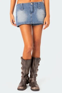 Wanona Denim Mini Skort