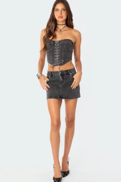 Waverly Denim Mini Skirt