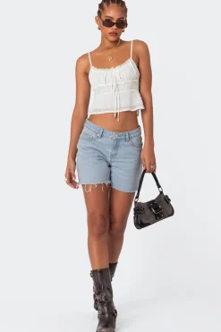 Wendy Tie Back Lacey Top