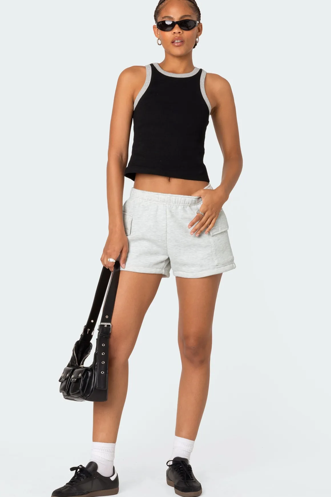 Wes Contrast Ribbed Tank Top