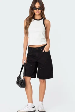 Wes Contrast Ribbed Tank Top