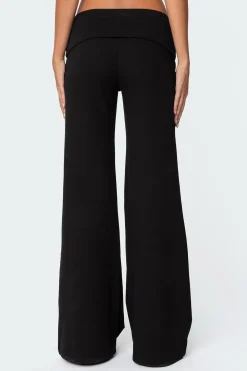 Wide Leg Fold Over Pants