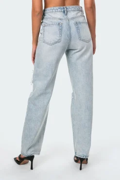 Wide Or Die Ripped Jeans