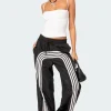 Wilda Striped Nylon Track Pants
