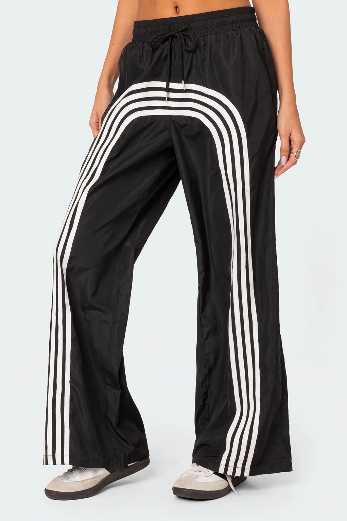 Wilda Striped Nylon Track Pants
