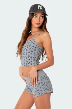 Wildflower Waffle Tank Top