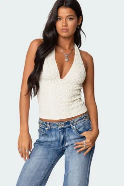 Willow Textured Halter Top