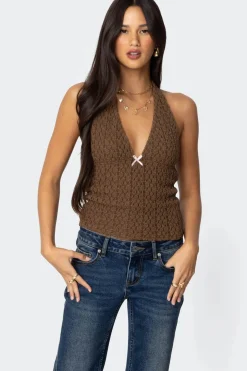 Willow Textured Halter Top