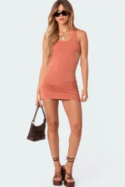 Wilma Cut Out Knit Mini Dress