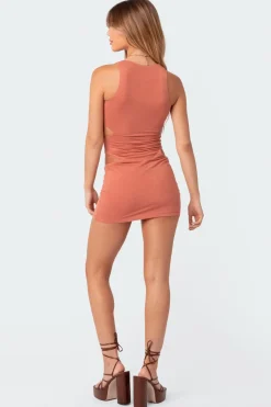 Wilma Cut Out Knit Mini Dress