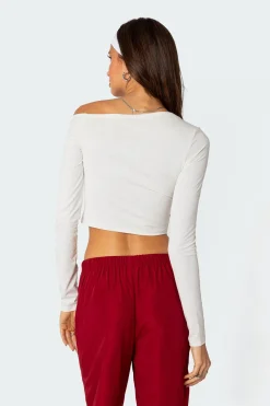 Winona Asymmetric Tie Top