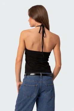 Wylder Tie Back Halter Top