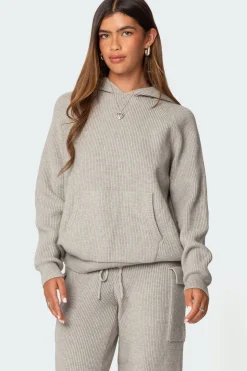 Wynter Oversized Knit Hoodie