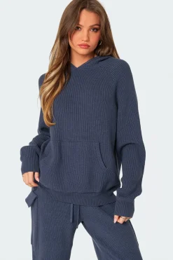 Wynter Oversized Knit Hoodie