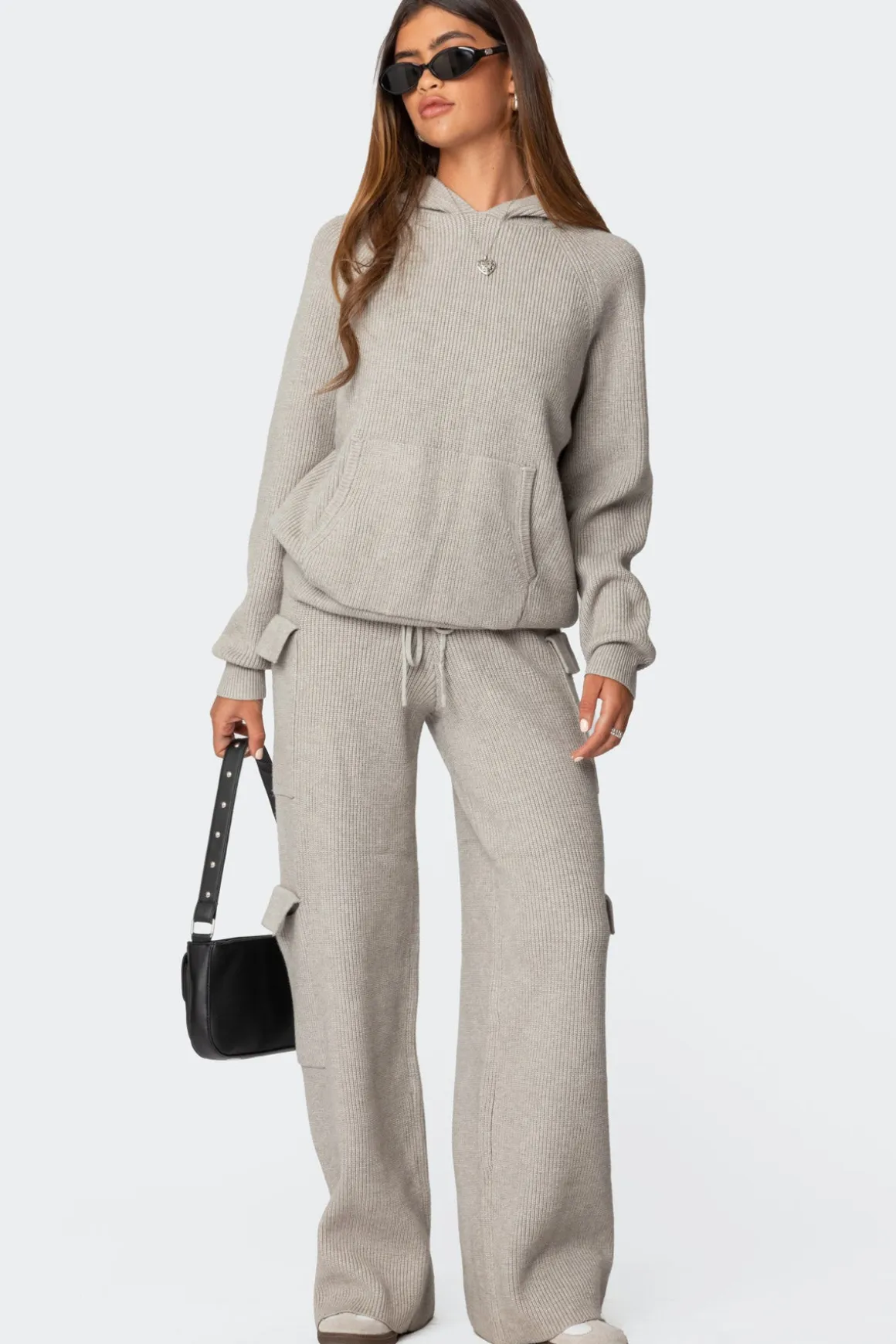 Wynter Oversized Knit Hoodie