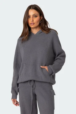 Wynter Oversized Knit Hoodie