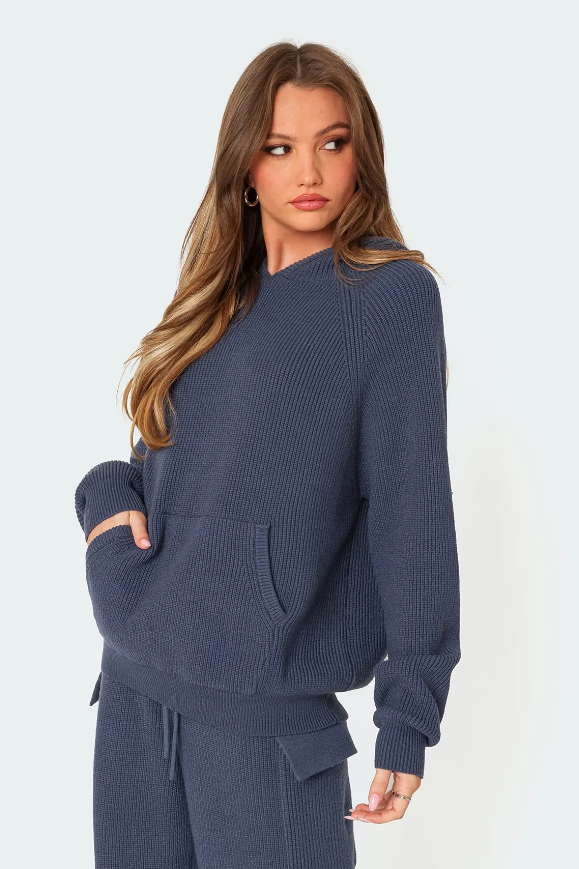 Wynter Oversized Knit Hoodie
