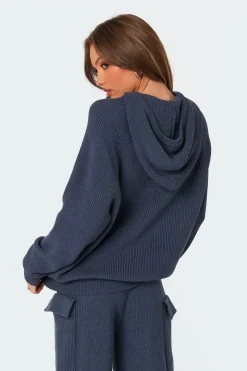 Wynter Oversized Knit Hoodie