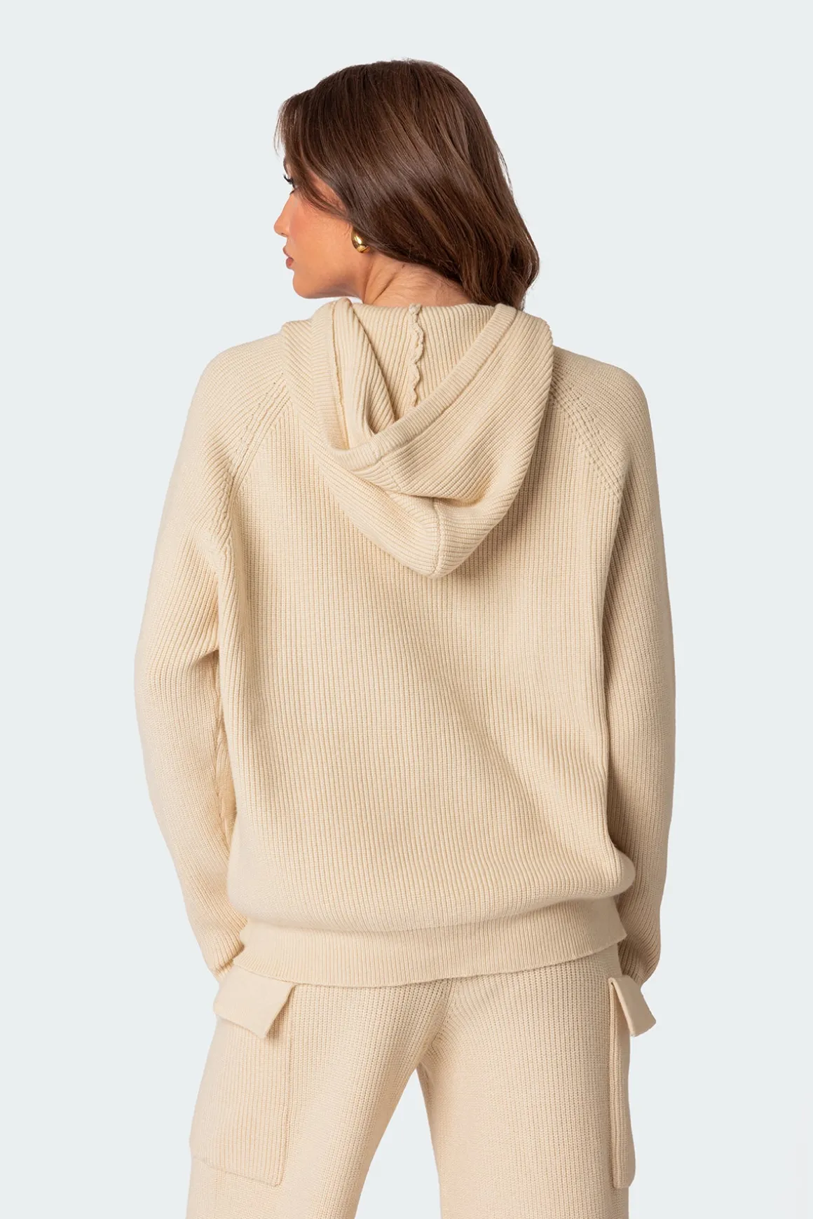 Wynter Oversized Knit Hoodie