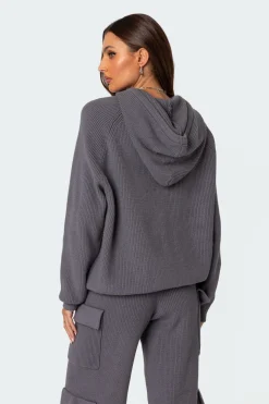 Wynter Oversized Knit Hoodie