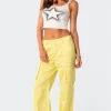Xianna Nylon Cargo Pants