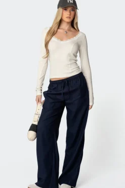 Yasmine Linen Look Pants