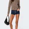 Zipped Up Micro Shorts